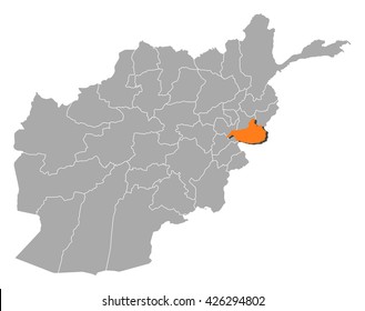 Map - Afghanistan, Nangarhar