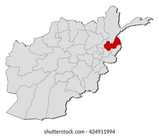 Map - Afghanistan, Nuristan