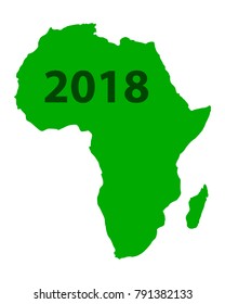 Map of Africa 2018