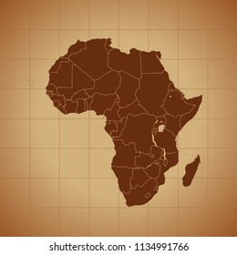 map of Africa