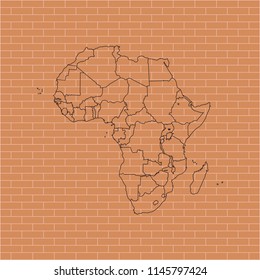 map of Africa