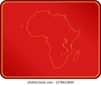 map of Africa