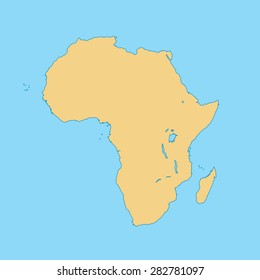 map of Africa
