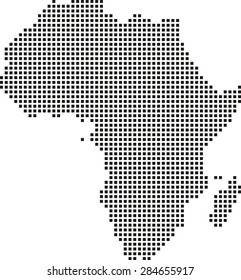 map of Africa
