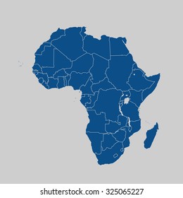 map of Africa