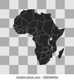 map of Africa