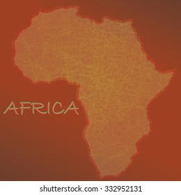 Map of Africa.