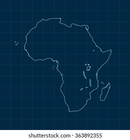 map of Africa
