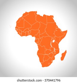 map of Africa