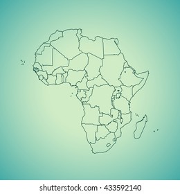 map of Africa