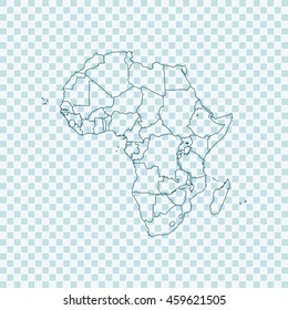 map of Africa
