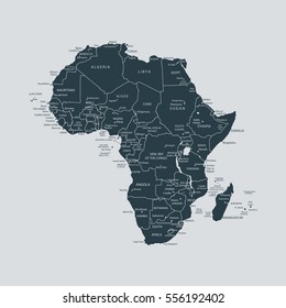 map of Africa