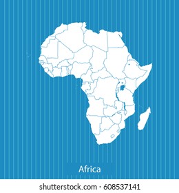 map of Africa