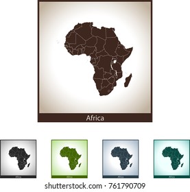 map of Africa