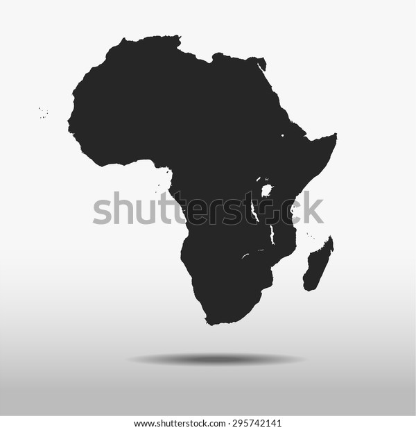Map Africa Stock Vector Royalty Free 295742141 Shutterstock 1111