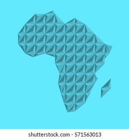 Map of africa. map concept. Abstract background. Vector illustration.