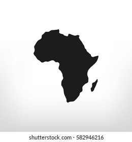 Map of Africa icon