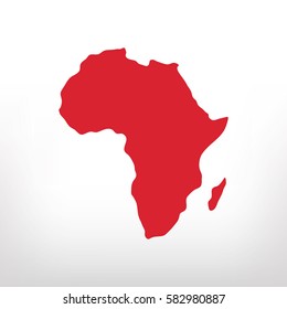Map of Africa icon