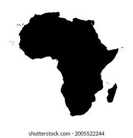 
Map Africa illustration vector eps