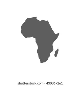 Map of Africa Vector Illustration
