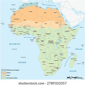Map of African Biogeographical Regions