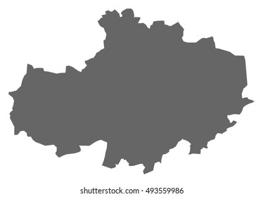 Map - Akmola (Kazakhstan)