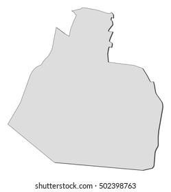 Map - Al Muthanna (Iraq)