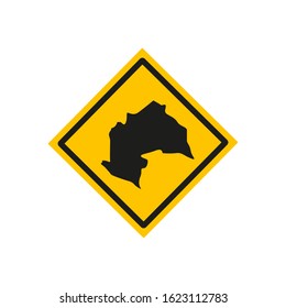 map, from Al qadisiyah region country of iraq