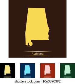 map of Alabama