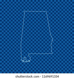 map of Alabama