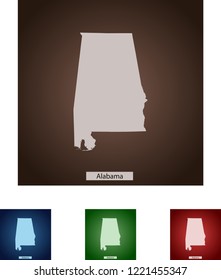 map of Alabama