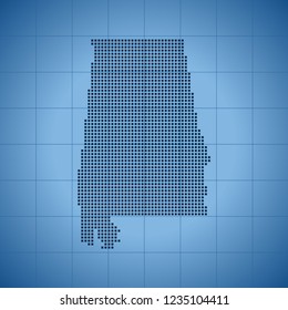 map of Alabama