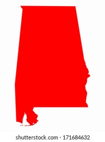 Map of Alabama