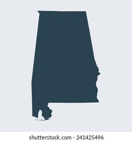 Map of Alabama