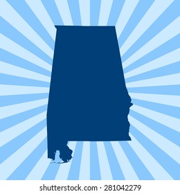 map of Alabama