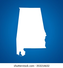 map of Alabama