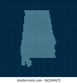 map of Alabama