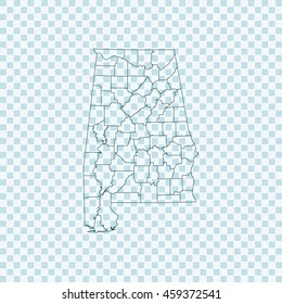 map of Alabama