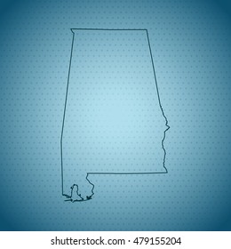 map of Alabama