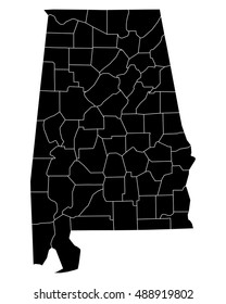 Map of Alabama