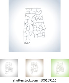 map of Alabama