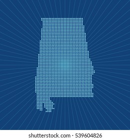 map of Alabama