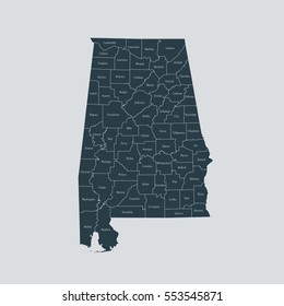 Map Of Alabama