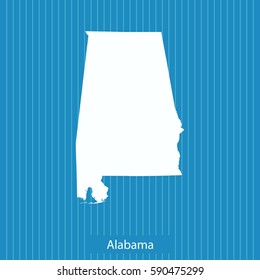 map of Alabama