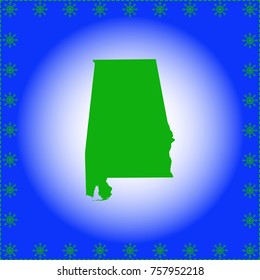 map of  Alabama