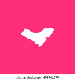 Map of Alagoas Vector Illustration