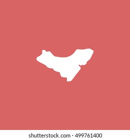 Map of Alagoas Vector Illustration