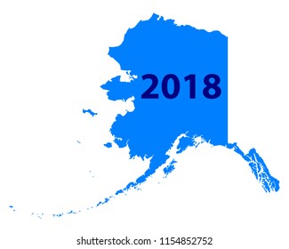 Map of Alaska 2018
