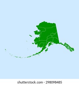 map of Alaska