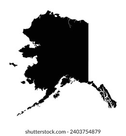 map of alaska icon vector illustration design